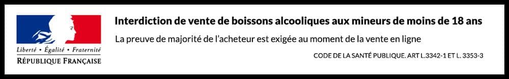 Interdiction de vente d'alcool aux mineurs